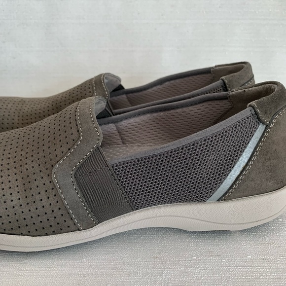 DANSKO Halle Gray Perforated Suede Slip On Comfort Sneaker Woman’s EU38 US7.5-8 - Picture 8 of 16